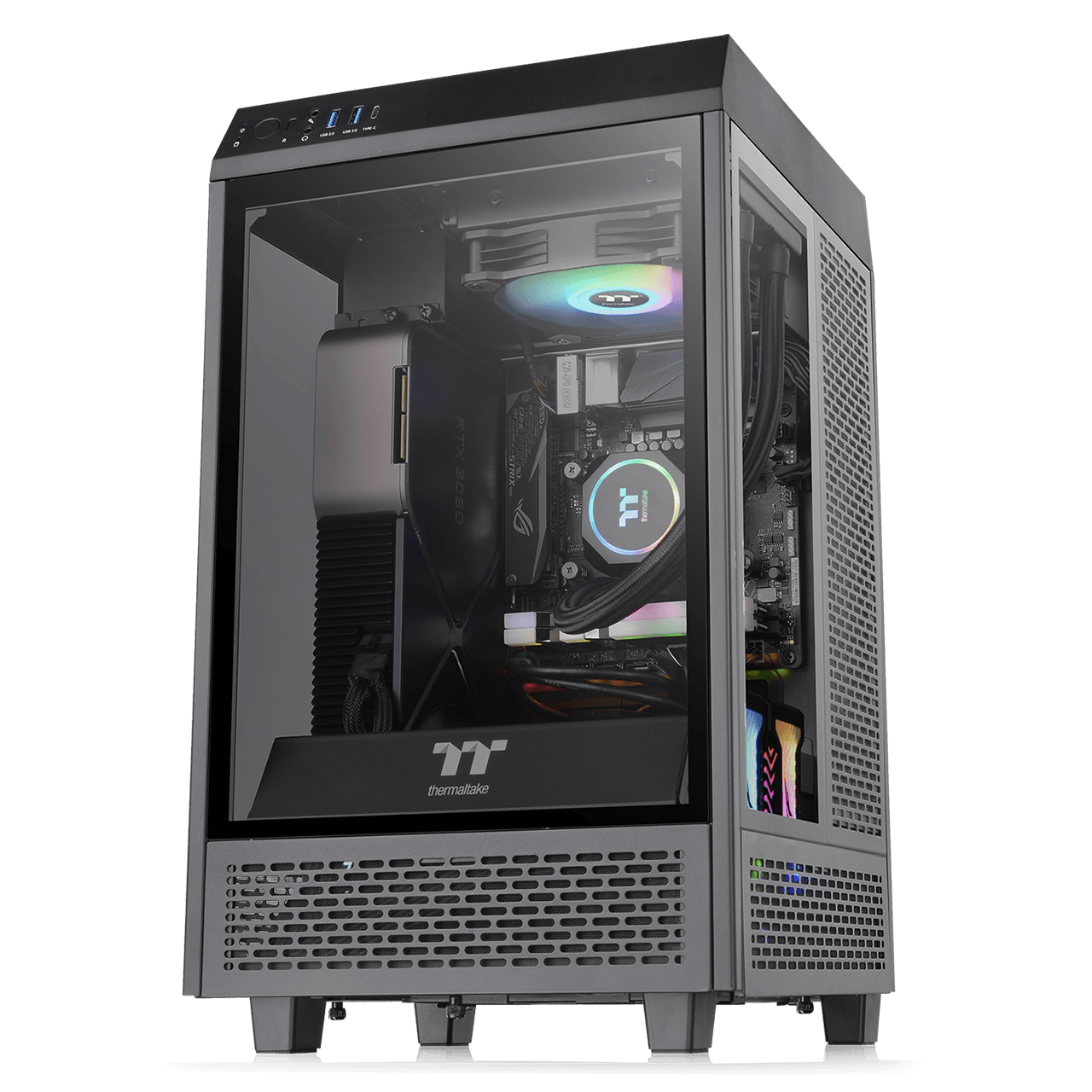 Thermaltake introduces The Tower 100 Casing for Mini-ITX motherboards ...